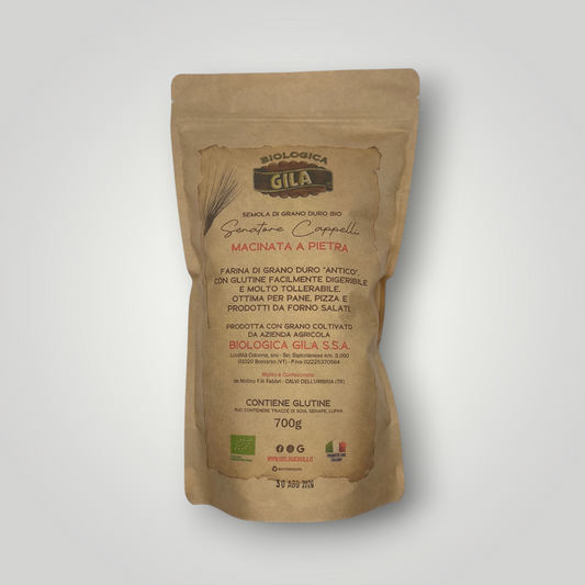 Semola di Grano Duro Bio "Senatore Cappelli" - Macinata a Pietra